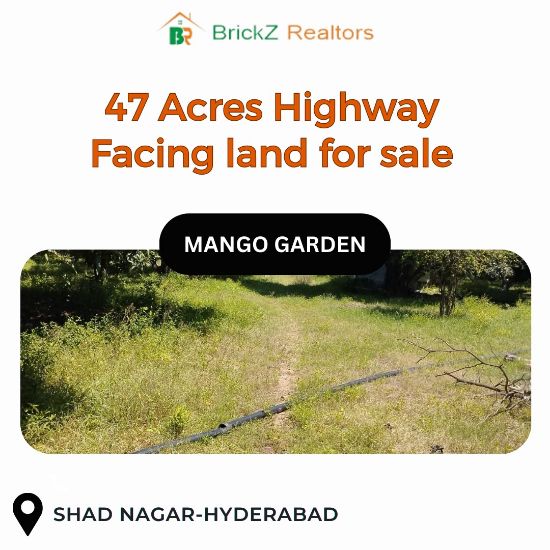 Picture of 47 Acres Highway Facing land for sale-SHAD NAGAR-HYDERABAD