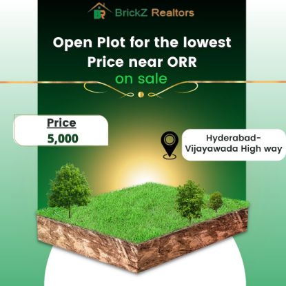 Picture of Open Plot for the lowest Price near ORR, Hyderabad- Vijayawada High way