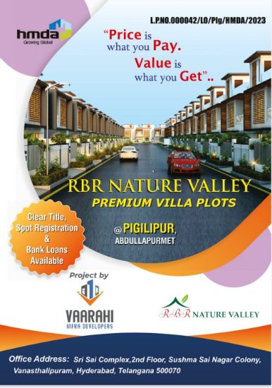 Picture of Open Plot for Villas - Ramoji Filim City Kothagudem- Hyderabad 